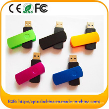 Hot Sale Swirl Custom Logo USB Flash Drive Pendrive pour Promotion (ET101)